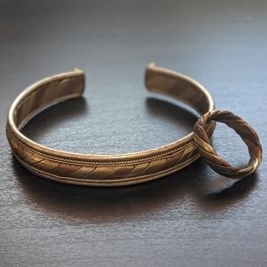 Vintage | Braided Metals Ring and Bracelet Set